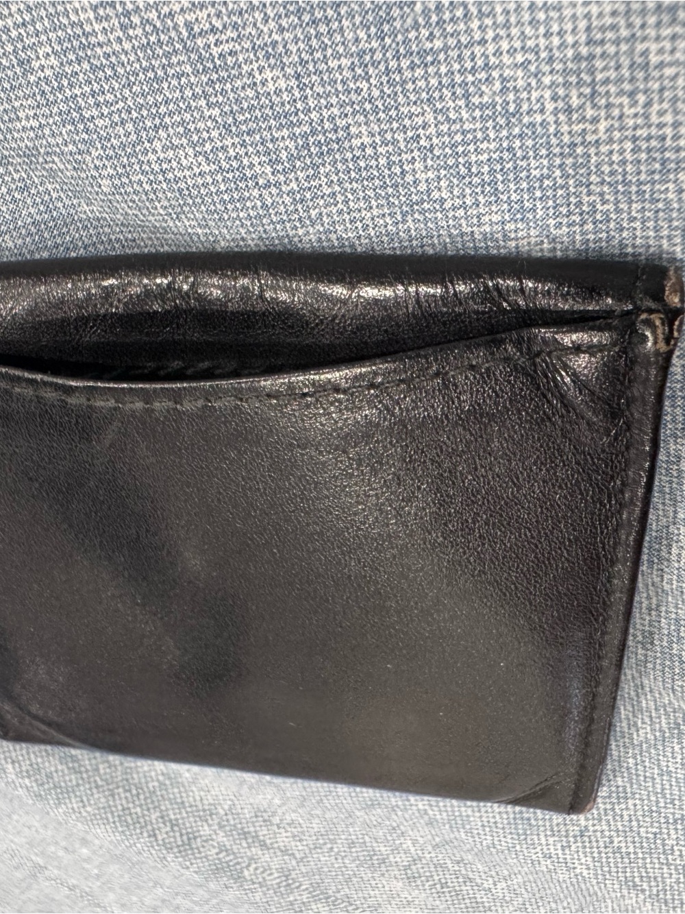 Dunhill Black Leather Coin Wallet - Picture 11 of 12